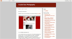 Desktop Screenshot of crystalgoss.blogspot.com