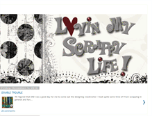 Tablet Screenshot of lovinmyscrappylife.blogspot.com