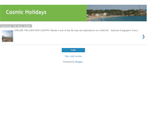 Tablet Screenshot of cosmic-travel.blogspot.com
