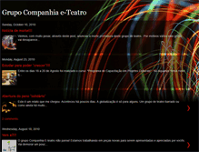 Tablet Screenshot of companhiaeteatro.blogspot.com