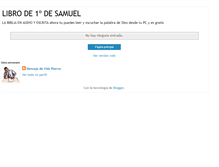 Tablet Screenshot of librodesamuel1.blogspot.com