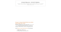 Desktop Screenshot of footballfixture.blogspot.com