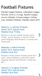Mobile Screenshot of footballfixture.blogspot.com