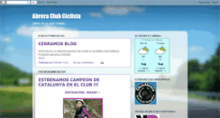 Desktop Screenshot of abreraclubciclista.blogspot.com