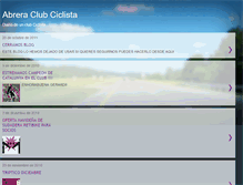 Tablet Screenshot of abreraclubciclista.blogspot.com