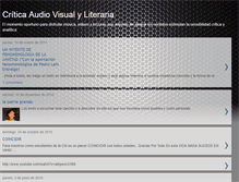 Tablet Screenshot of musicayvideoscriticos.blogspot.com