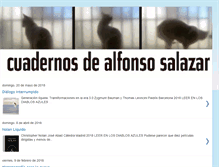 Tablet Screenshot of cuadernosdealfonsosalazar.blogspot.com