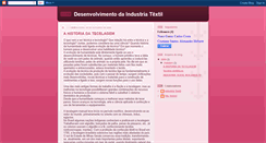 Desktop Screenshot of desenvolvimentodaindustriatextil.blogspot.com