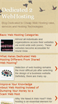 Mobile Screenshot of dedicated2webhosting.blogspot.com