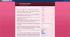 Desktop Screenshot of frasi-sms-amore.blogspot.com