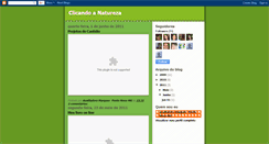 Desktop Screenshot of clicandoanatureza.blogspot.com