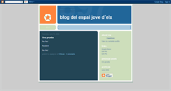 Desktop Screenshot of espaijove.blogspot.com