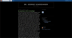 Desktop Screenshot of georgeschoedinger.blogspot.com