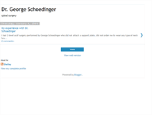 Tablet Screenshot of georgeschoedinger.blogspot.com