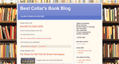 Desktop Screenshot of bestcellarsbookblog.blogspot.com