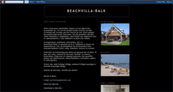 Desktop Screenshot of beachvilla-balk.blogspot.com