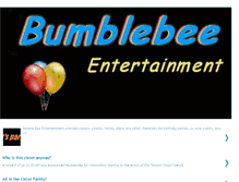 Tablet Screenshot of bumblebeeclowns.blogspot.com