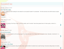 Tablet Screenshot of eccentricute.blogspot.com