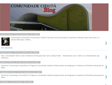 Tablet Screenshot of comunicidade.blogspot.com