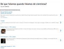 Tablet Screenshot of dequefalamosquandofalamosdecientistas.blogspot.com