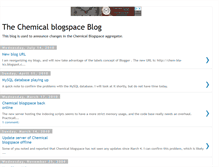 Tablet Screenshot of chemicalblogspace.blogspot.com