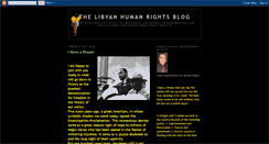Desktop Screenshot of libyanhumanrights.blogspot.com