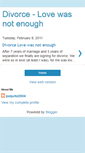 Mobile Screenshot of lovewasnotenough.blogspot.com
