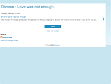 Tablet Screenshot of lovewasnotenough.blogspot.com