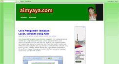 Desktop Screenshot of aimyaya.blogspot.com