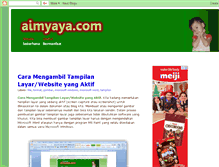 Tablet Screenshot of aimyaya.blogspot.com