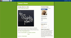 Desktop Screenshot of leesasviews.blogspot.com