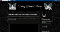 Desktop Screenshot of creepydreamfactory.blogspot.com
