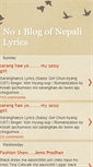 Mobile Screenshot of lyricsofnepalisong.blogspot.com