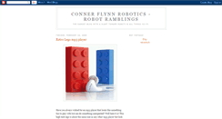 Desktop Screenshot of connerflynnrobotics.blogspot.com