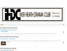 Tablet Screenshot of iverheathdramaclub.blogspot.com