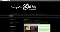 Desktop Screenshot of oaniteatro.blogspot.com