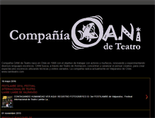 Tablet Screenshot of oaniteatro.blogspot.com