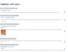Tablet Screenshot of hobbieswithyarn.blogspot.com