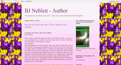 Desktop Screenshot of bjneblett.blogspot.com