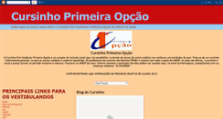 Desktop Screenshot of cursinhoprimeiraopcao.blogspot.com