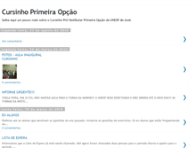 Tablet Screenshot of cursinhoprimeiraopcao.blogspot.com
