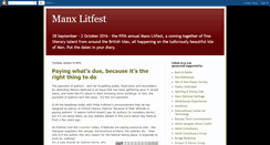 Desktop Screenshot of manxlitfest.blogspot.com
