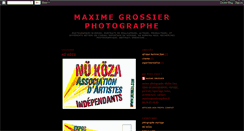 Desktop Screenshot of maximegrossier.blogspot.com