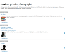 Tablet Screenshot of maximegrossier.blogspot.com