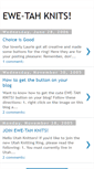 Mobile Screenshot of ewetahknits.blogspot.com