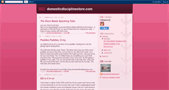 Desktop Screenshot of domesticdisciplinestore.blogspot.com