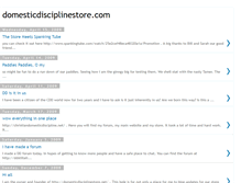 Tablet Screenshot of domesticdisciplinestore.blogspot.com