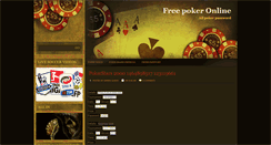 Desktop Screenshot of poker-freepokeronline.blogspot.com