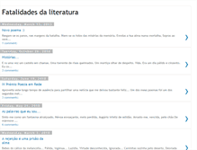 Tablet Screenshot of fatalidades-da-literatura.blogspot.com