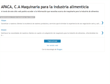 Tablet Screenshot of apacamaquinaria.blogspot.com